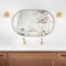 Designers Fountain Summer Jazz 5.5 in. 1-Light Brushed Gold Wall Sconce Light with Clear Glass Shade for Bathrooms D310M-WS-BG - alternate 8